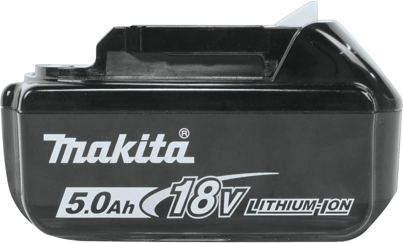 Makita BL1850 18V Li-Ion 5.0Ah Battery Kit – Includes DC18RC Charger and Type 3 Storage Case for Easy Charging and Storage.